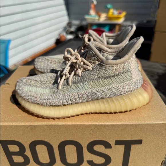 Yeezy Kids Sneakers - Beige and Cream